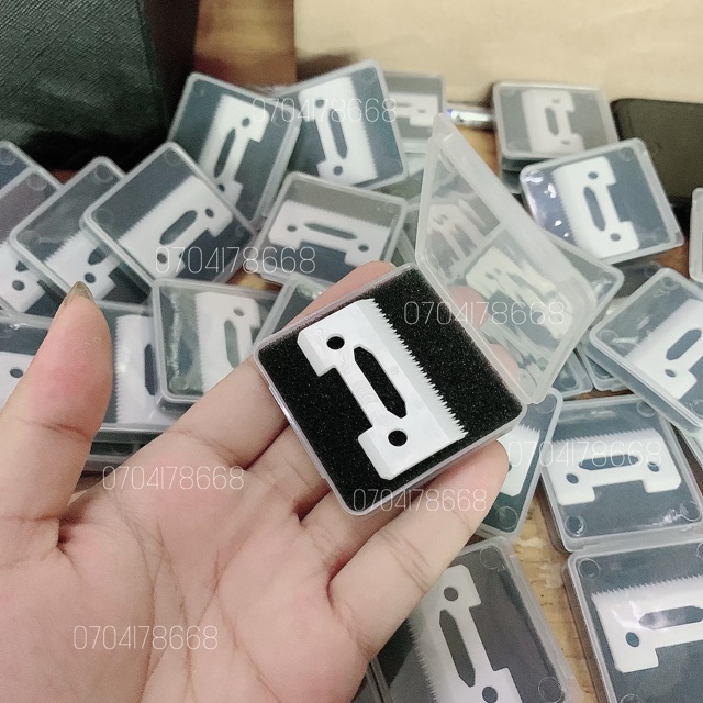 Lưỡi kép sứ thay thế cho tông đơ