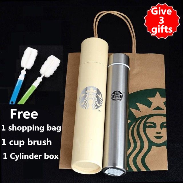 Bình Đựng Nước Starbucks Bằng Thép Không Gỉ 304 Cao Cấp