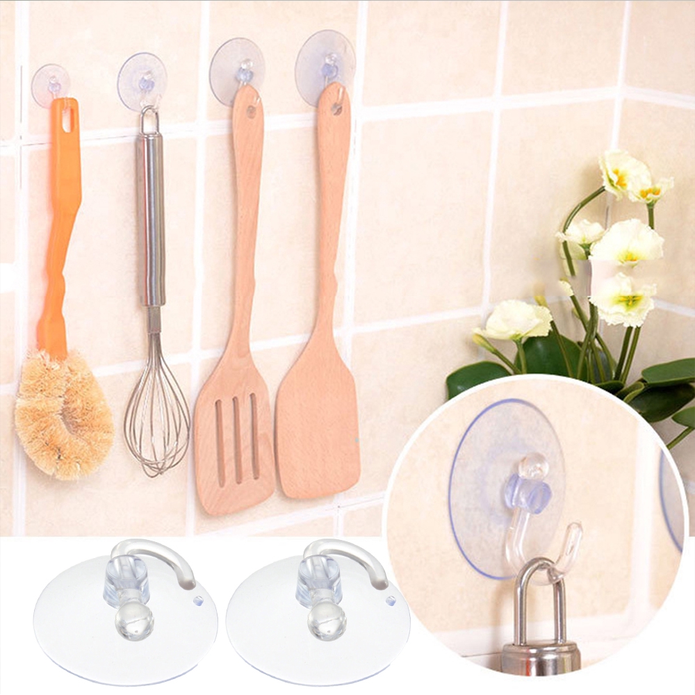 10 Móc treo kiểu giắc hút gắn tường nhà tắm/ nhà bếp