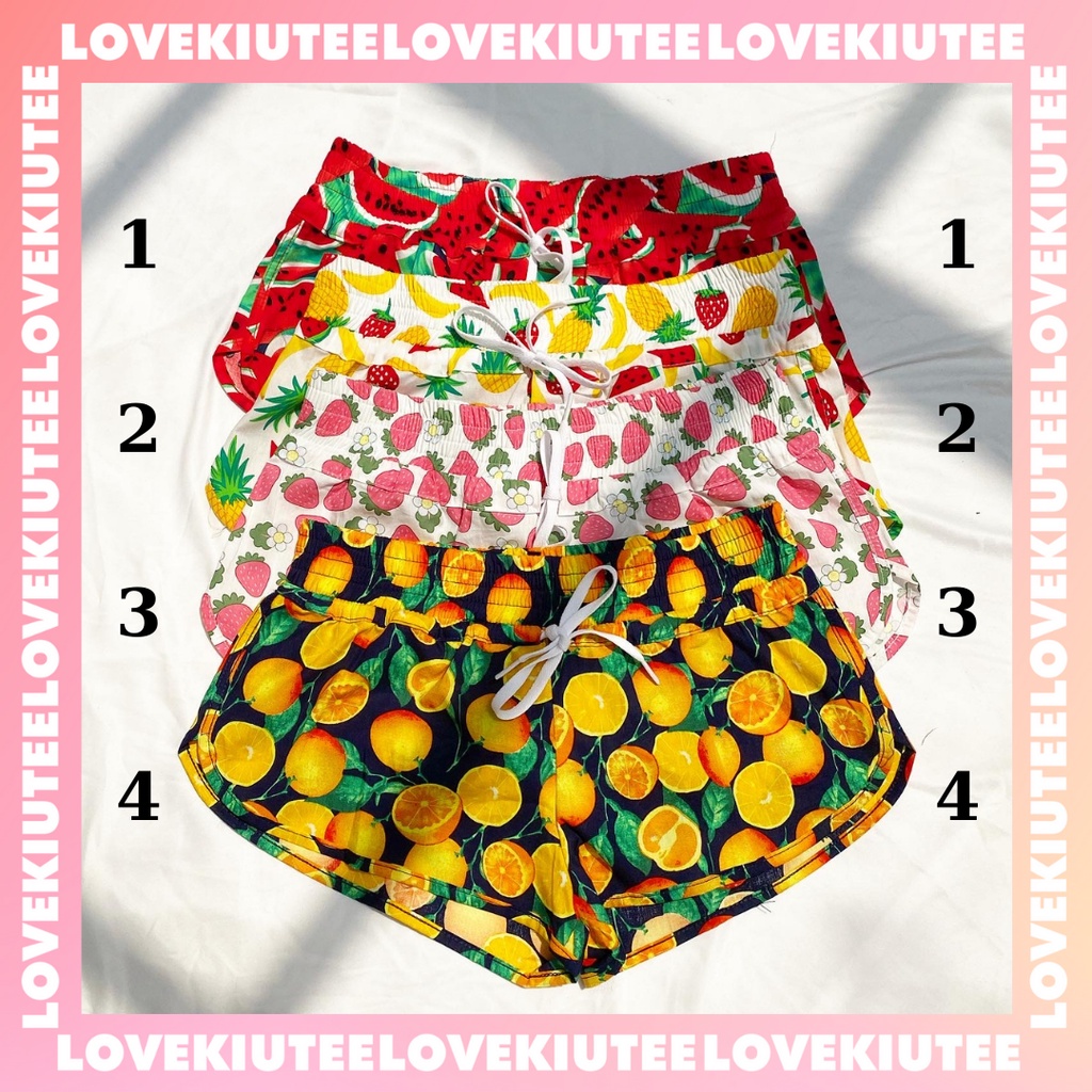 Quần trái cây dễ thương phong cách Fruit Short dành cho bạn gái - LOVEKIUTEE