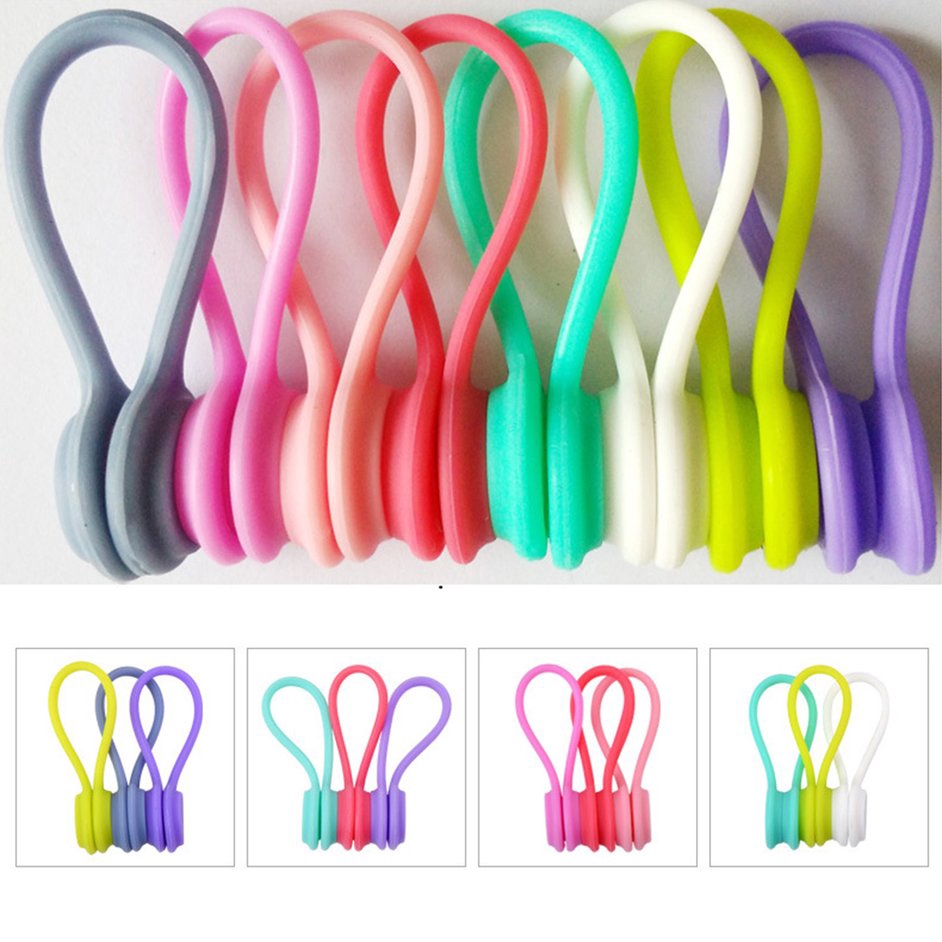 Set 3 Kẹp Nam Châm Cố Định Dây Cáp Đa Năng Tiện Dụng