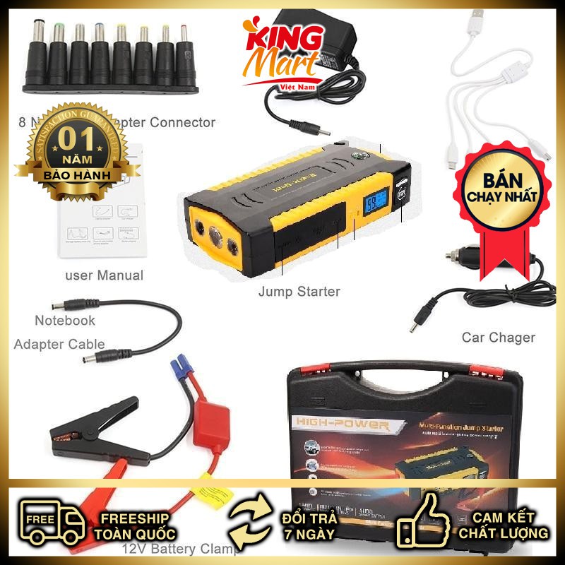 [FREESHIP] Bộ kích nổ ô tô kiêm sạc dự phòng High Power 2.3 Cao cấp.2019