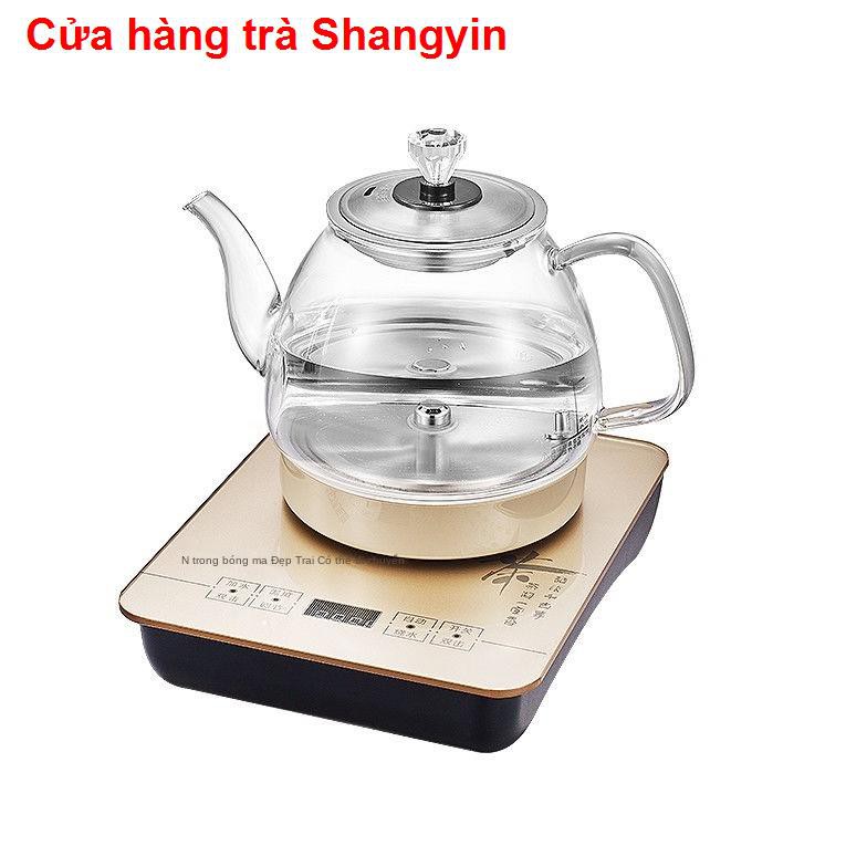 nhà cửa đời sốngCấp nước tự động Ấm đun điện có thủy tinh đáy nhỏ mồi Bơm và sôi trà sưởi bếp đơn