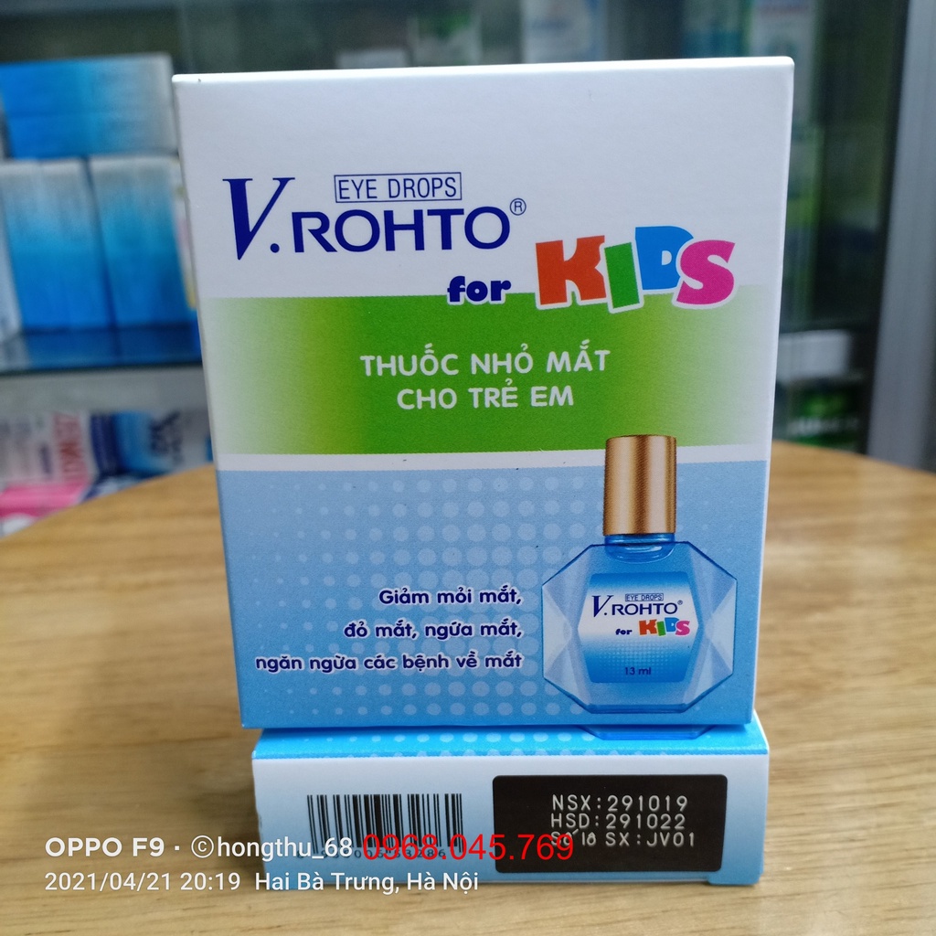 Nhỏ mắt cho trẻ em V.ROHTO FOR KIDS