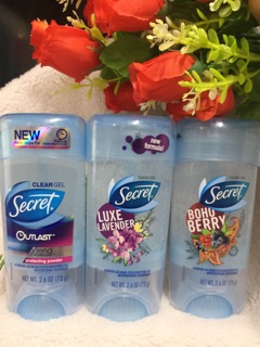 Lăn khử mùi Secret gel