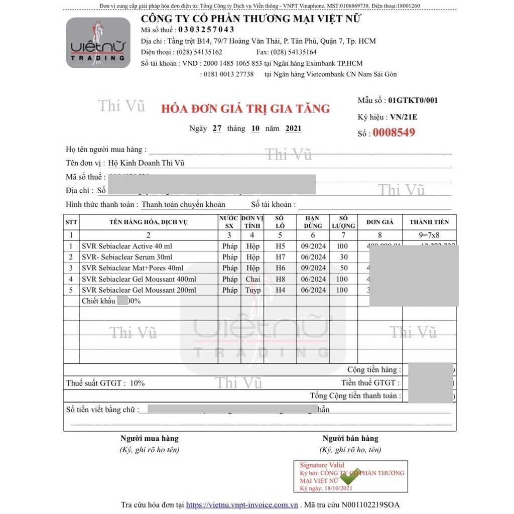 Sữa rửa mặt SVR Sebiaclear Gel Moussant cho da dầu mụn sạch sâu thông thoáng lỗ chân lông - Thi Vũ