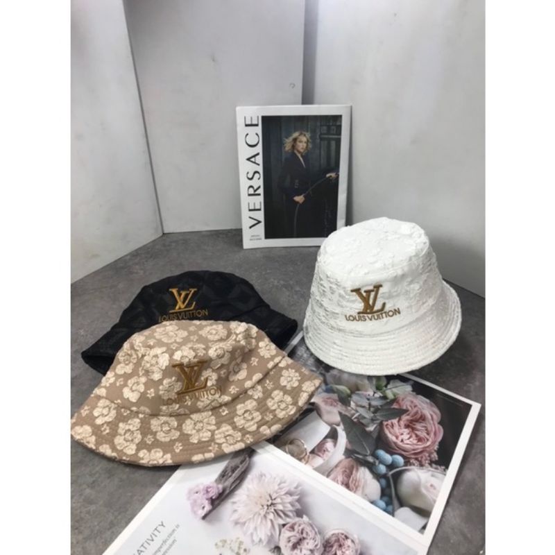 Mũ bucket LV/Nón tai bèo in huỳnh quang thời trang cao cấp hot hit