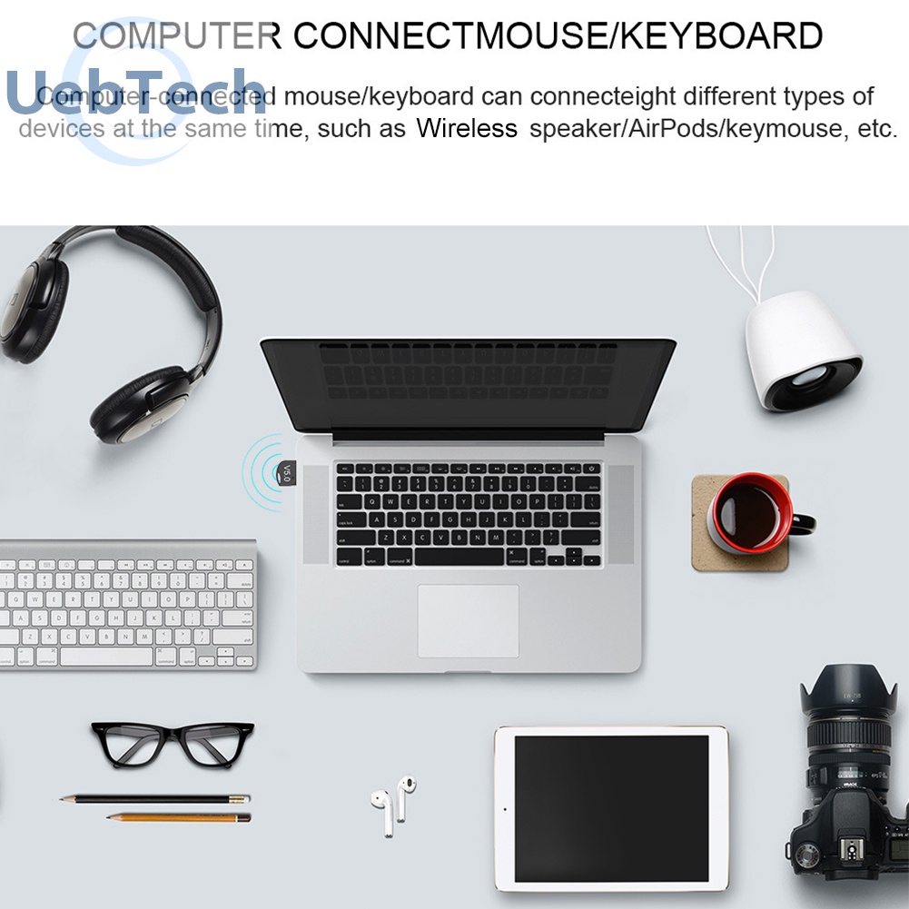 USB nhận tín hiệu Bluetooth 5.0 cho Windows 10 8 PC