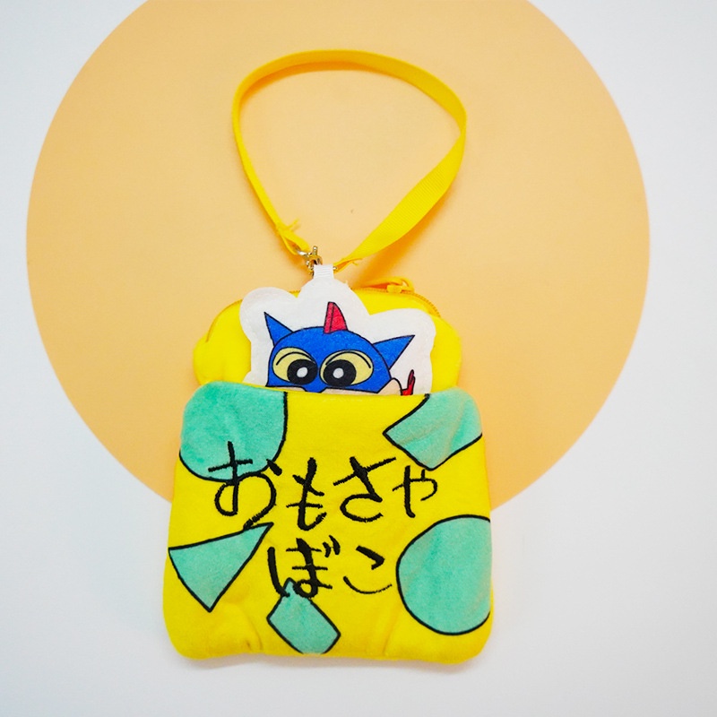 Ví Đựng Tiền Xu / Thẻ Hình Shin-Chan / Ngôi Sao Kirby Nhồi Bông Có Thể Thu Gọn Cho Học Sinh