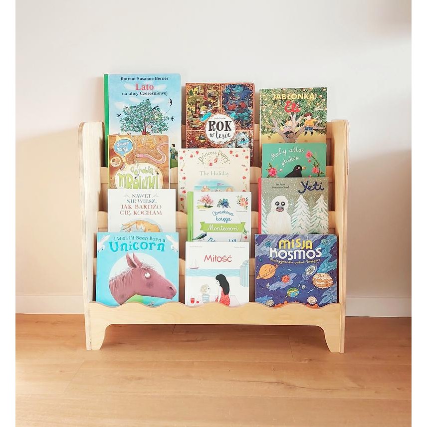 Kệ sách Montessori cho bé, kệ sách trẻ em 4 tầng | BigBuy360 - bigbuy360.vn