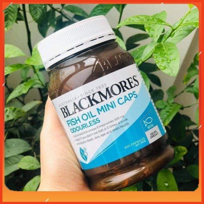 Dầu cá omega Blackmore úc   400 viên không mùi