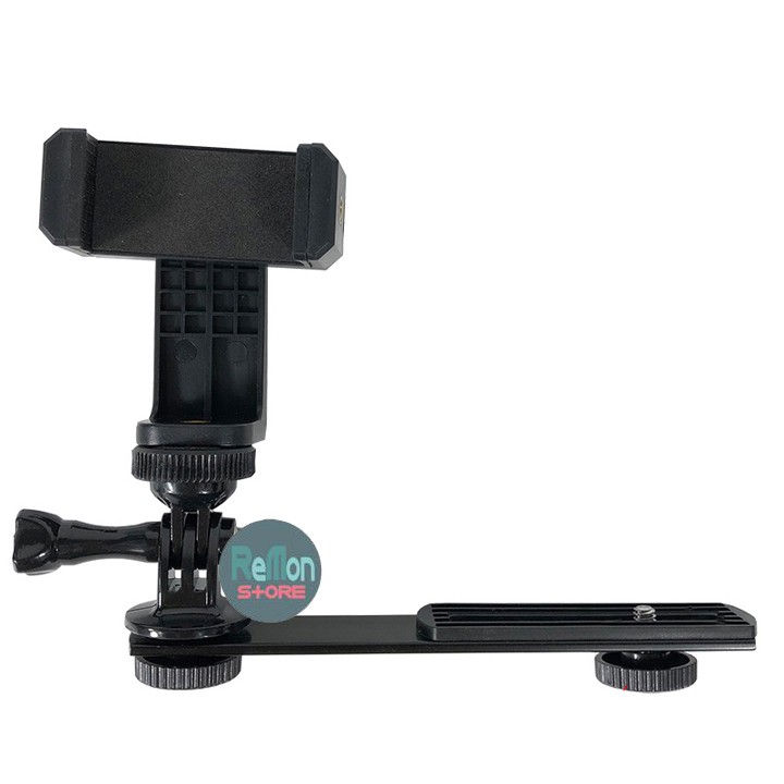 Bộ khung gắn Gimbal DJI Osmo Feiyu Zhiyun GoPro Hero kết hợp điện thoại Iphone