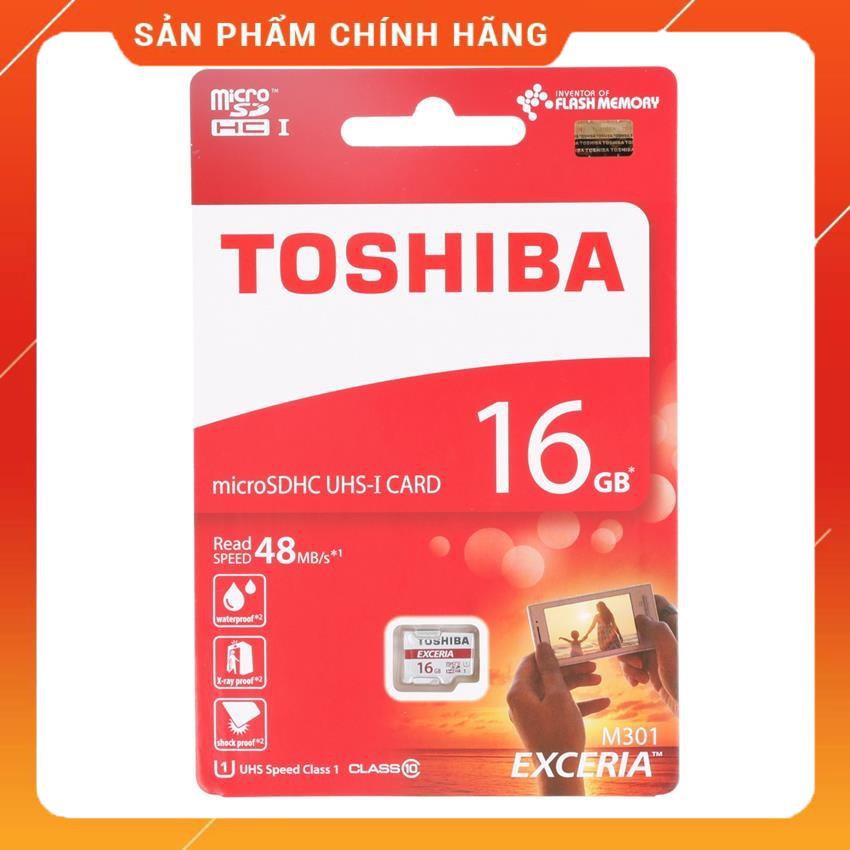 THẺ NHỚ 16GB TOSHIBA EXCERIA MICRO SDHC CLASS 10