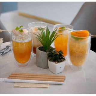 Cốc thủy tinh hai lớp 80ml - 250ml - 350ml - 450ml