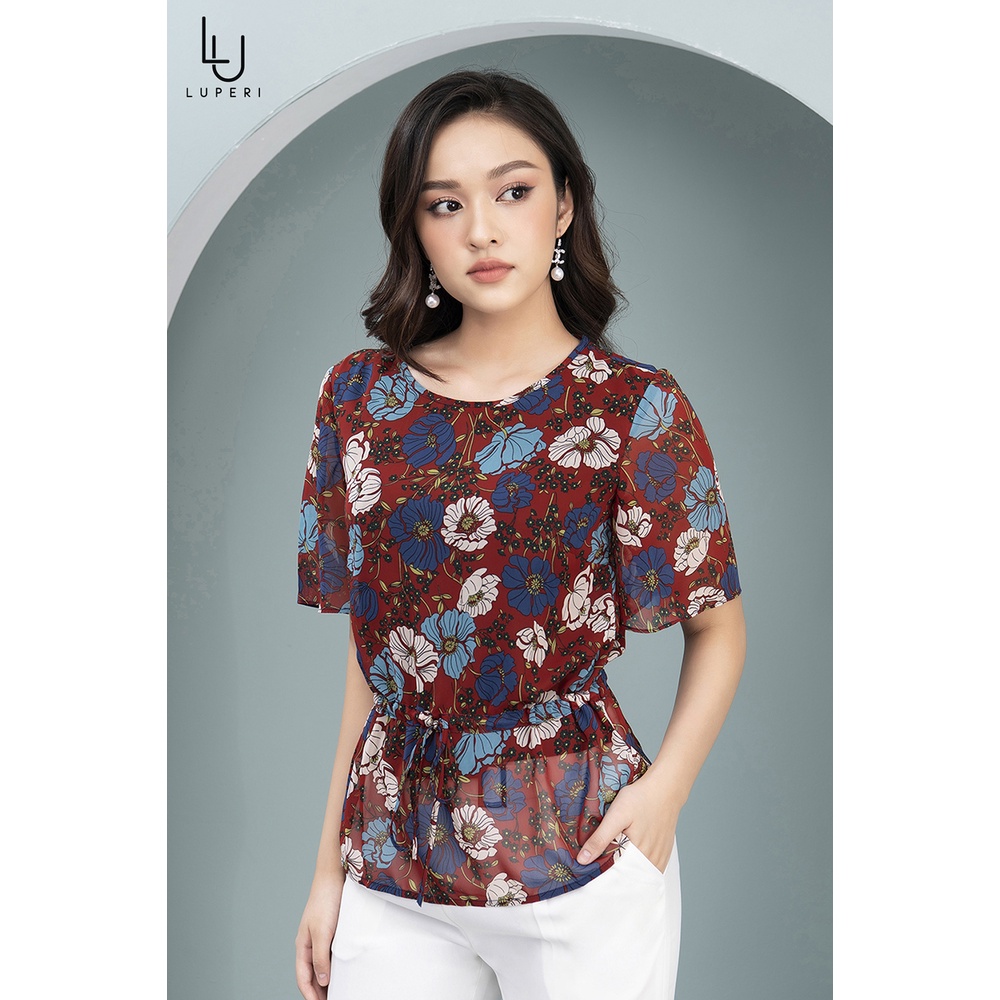 Áo Sơ Mi Nữ Công Sở LUPERI Chất Liệu Voan Mềm Cao Cấp Không Nhăn Không Xù Thích Hợp Đi Làm Đi Chơi Dạo Phố LFSM198