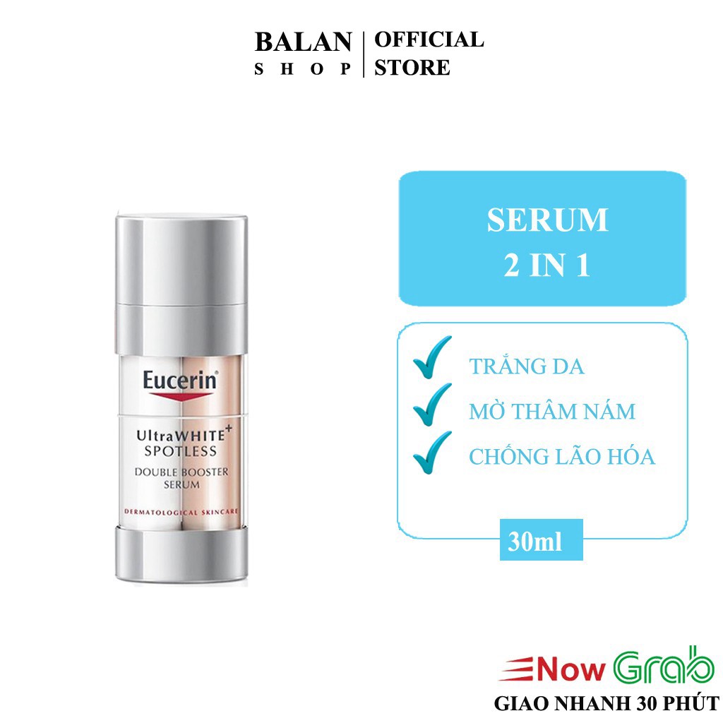 Serum 2 In 1 Trắng Da, Giảm Nám, Mờ Thâm Eucerin 30ml Hàng Chính Hãng