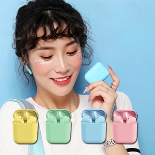 Tai nghe bluetooth không dây Inpods i12 TWS cảm ứng điều khiển cảm biến âm thanh HIFI cho Android iOS