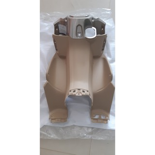 Ốp ổ khóa (Ốp bịt yếm) Nouvo LX - SX vàng xám