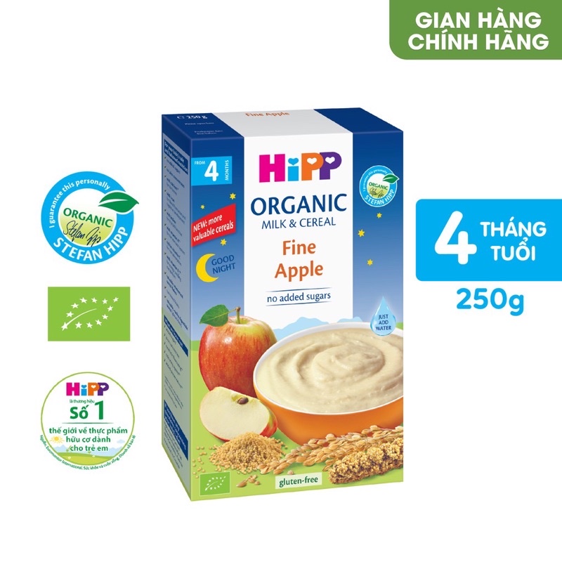 Bôt Dinh dưỡng sữa Chúc ngủ ngon Táo tây HiPP 250g