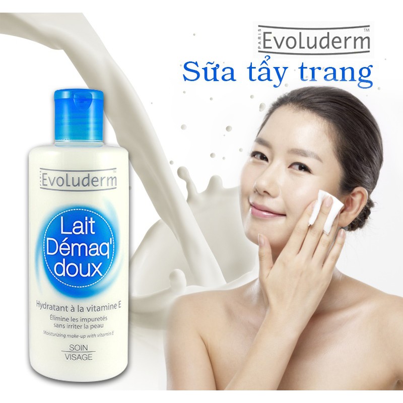 SỮA TẨY TRANG EVOLUDERM CHÍNH HÃNG