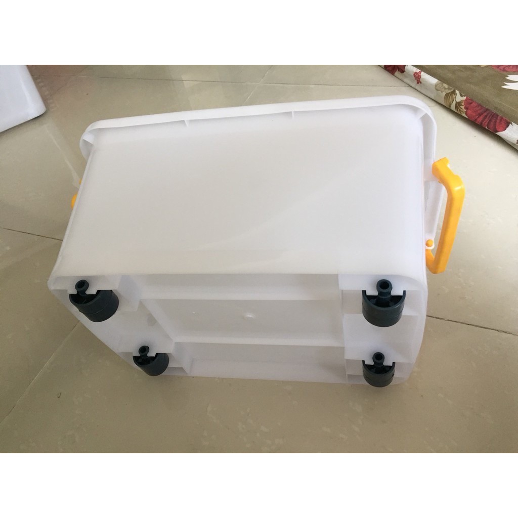 Thùng nhựa dẻo đa năng 120L có bánh xe DUY TÂN