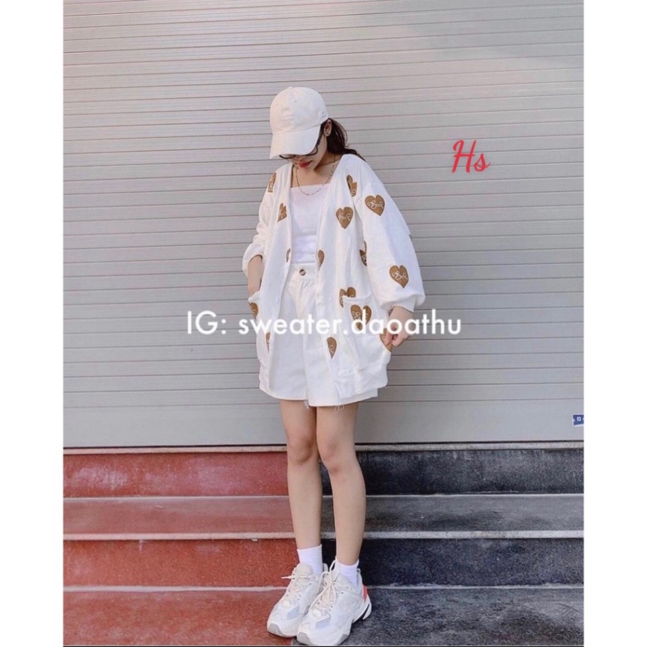 (Quà là móc dán treo tường) Áo Cardigan Hình Trái Tim Phong Cách  SWE Chất Liệu Nỉ Cotton - Hàng nhập khẩu | BigBuy360 - bigbuy360.vn