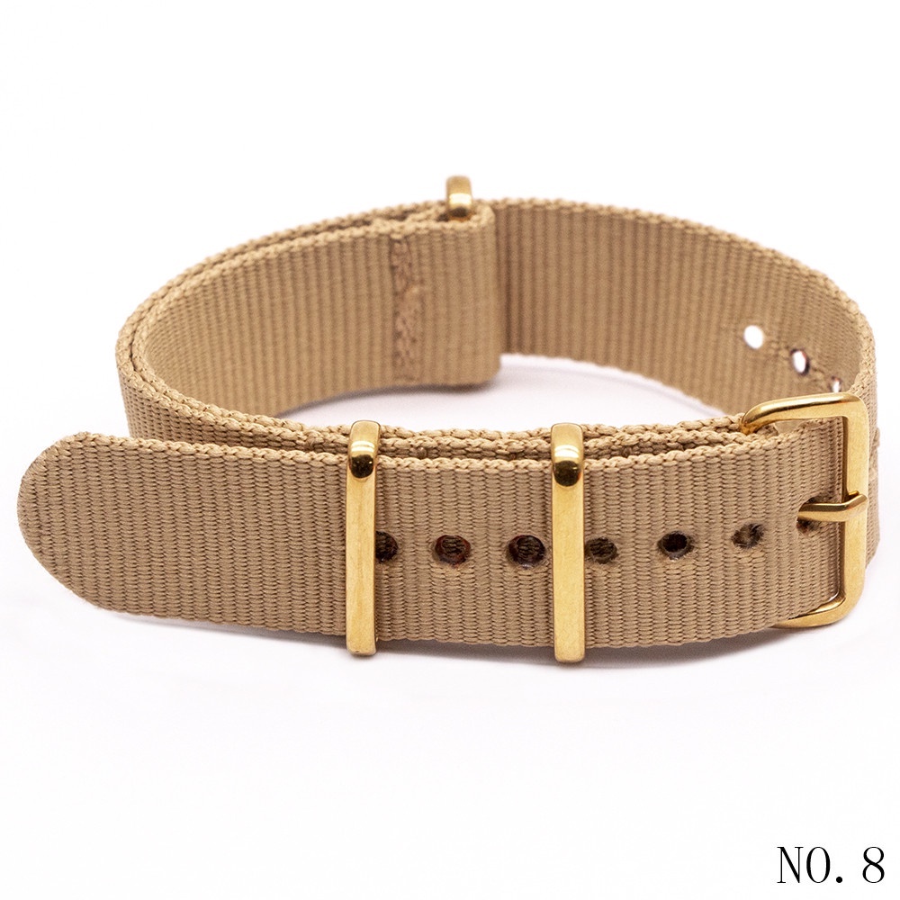 1 Dây Đeo Nylon Chống Nước Cho Đồng Hồ Thể Thao Nato 22mm