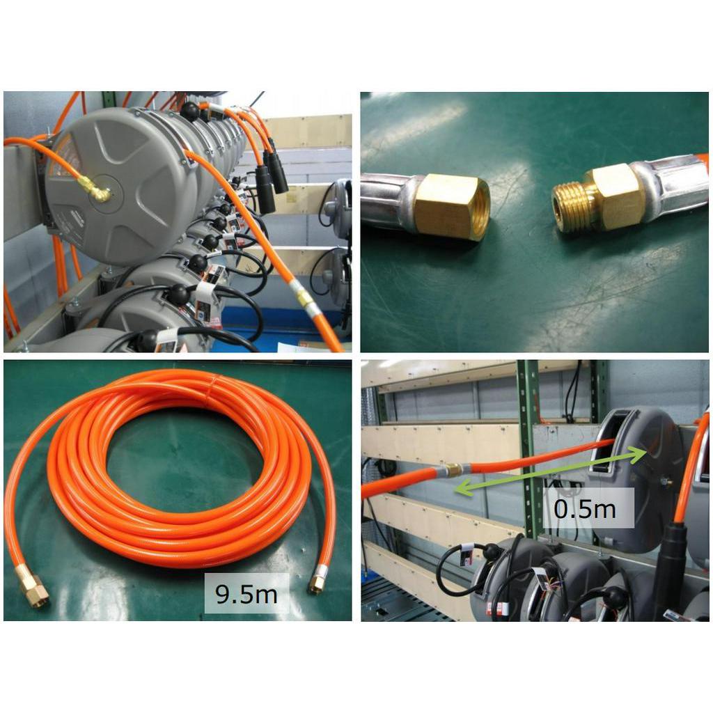 Cuộn dây hơi tự rút Triens Nhật SHS-210Z 10 mét - Cuộn rulo sử dụng trong các hãng xe máy, ô tô tại Việt Nam