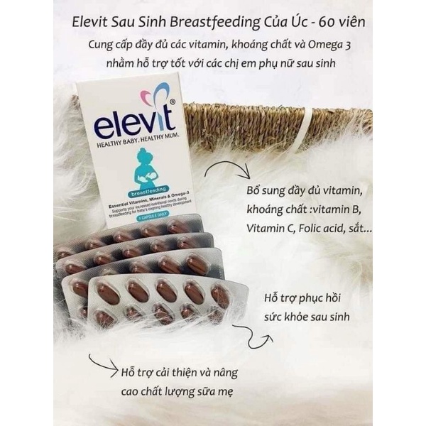 ELEVIT BẦU, BÚ MẪU MỚI NHẤT