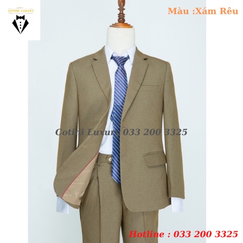 Bộ Comple Vest Trung Niên Gồm 1 Quần + 1 Áo Cao Cấp