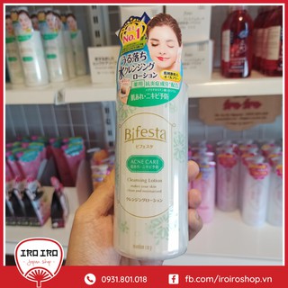 Nước tẩy trang cho da dầu mụn Bifesta Ance Care Nhật Bản