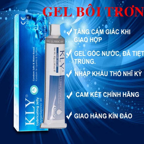 Gel bôi trơn KLY 42gram - kéo dài thời gian quan hệ - Rất trơn