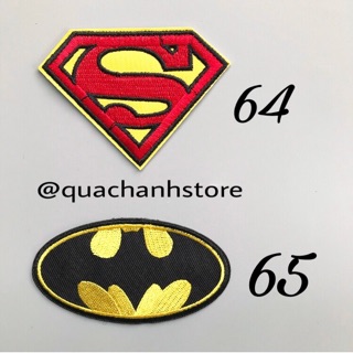 Sticker thêu/ sticker ủi/ patch siêu nhân