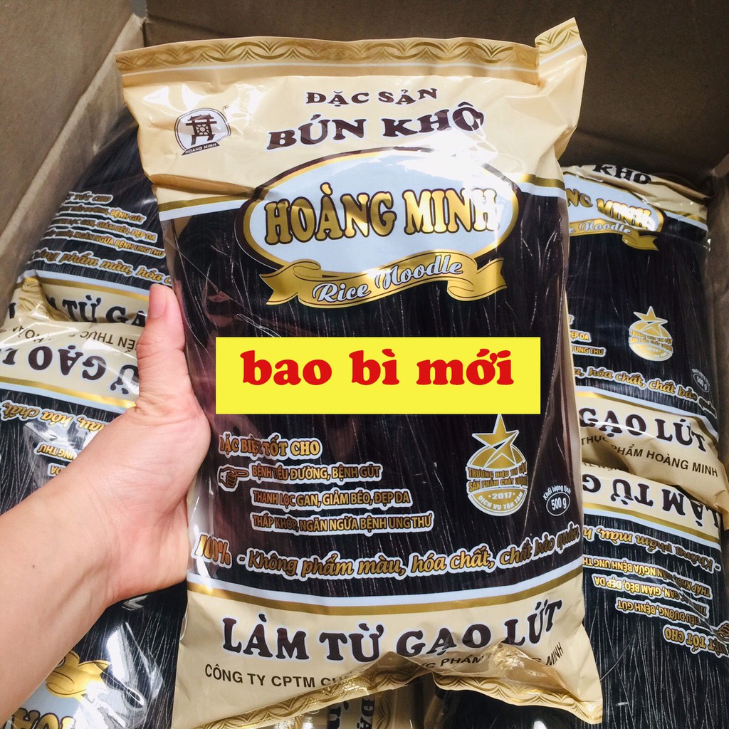 Bún gạo lứt HOANG MINH 250g - 500g _ TỐT CHO NGƯỜI ĂN KIÊNG *