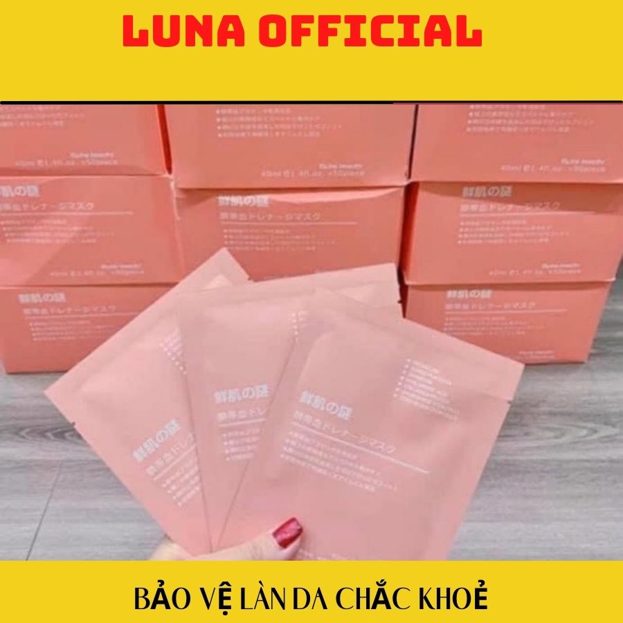 Mặt nạ nhau thai cừu cuống rốn tế bào gốc Nhật Bản Rwine Beauty dưỡng da, cung cấp độ ẩm, tái tạo collagen