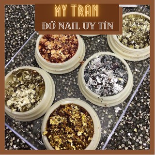 Giấy bạc làm nails - móng tay
