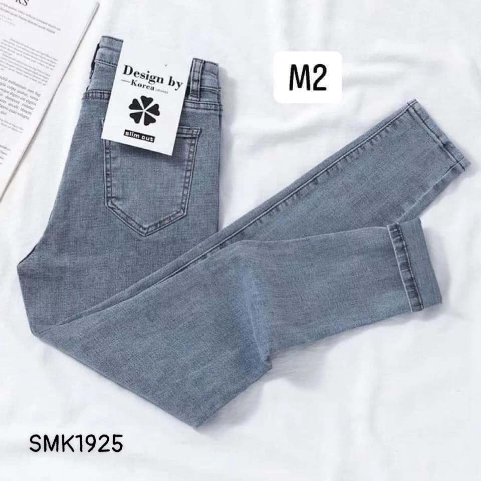 SMK1925- QUẦN JEANS NỮ ỐNG BÓ