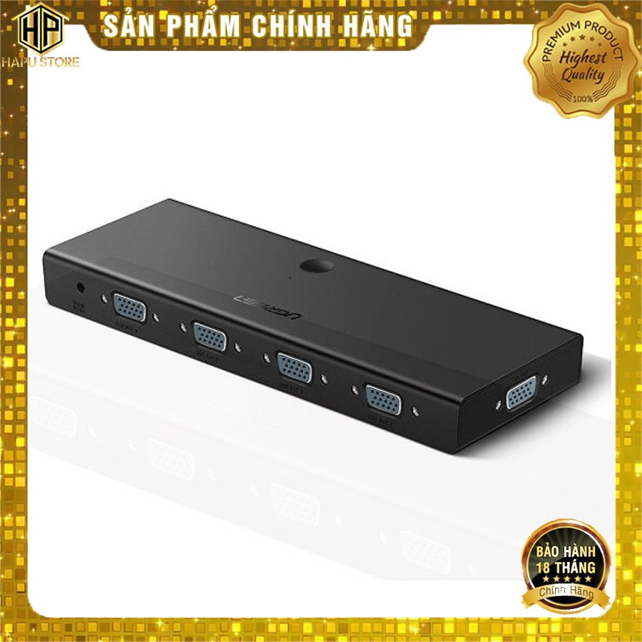 Bộ chia Vga 1 ra 4 Ugreen 50292 băng thông 500 Mhz chính hãng - Hapustore