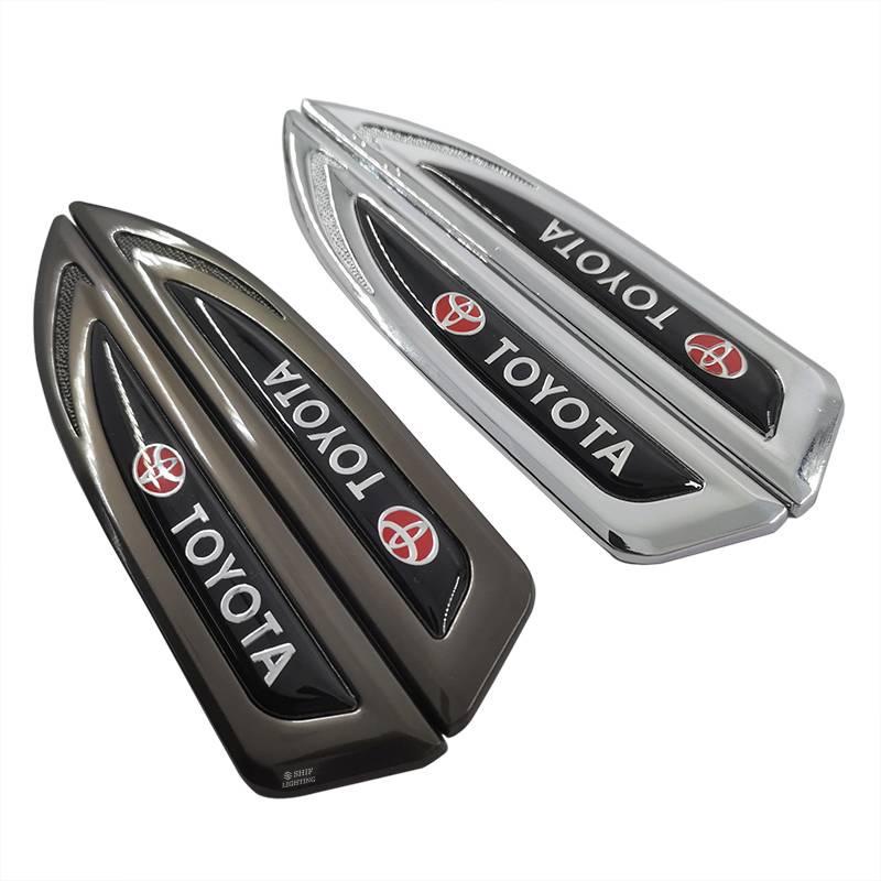 FENDER Set 2 miếng dán kim loại in logo TOYOTA cho xe hơi | BigBuy360 - bigbuy360.vn