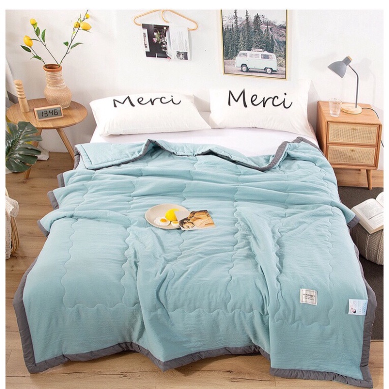 Chăn hè thu cotton mềm mại, Chăn hè zara