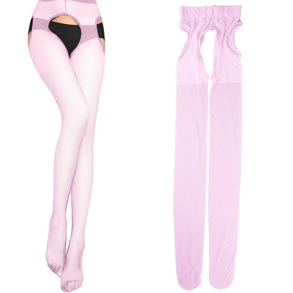 BARRY Quần tất bằng lụa spandex co giãn không đường may hở đáy quyến rũ thời trang xuân hè cho nữ bán chạy