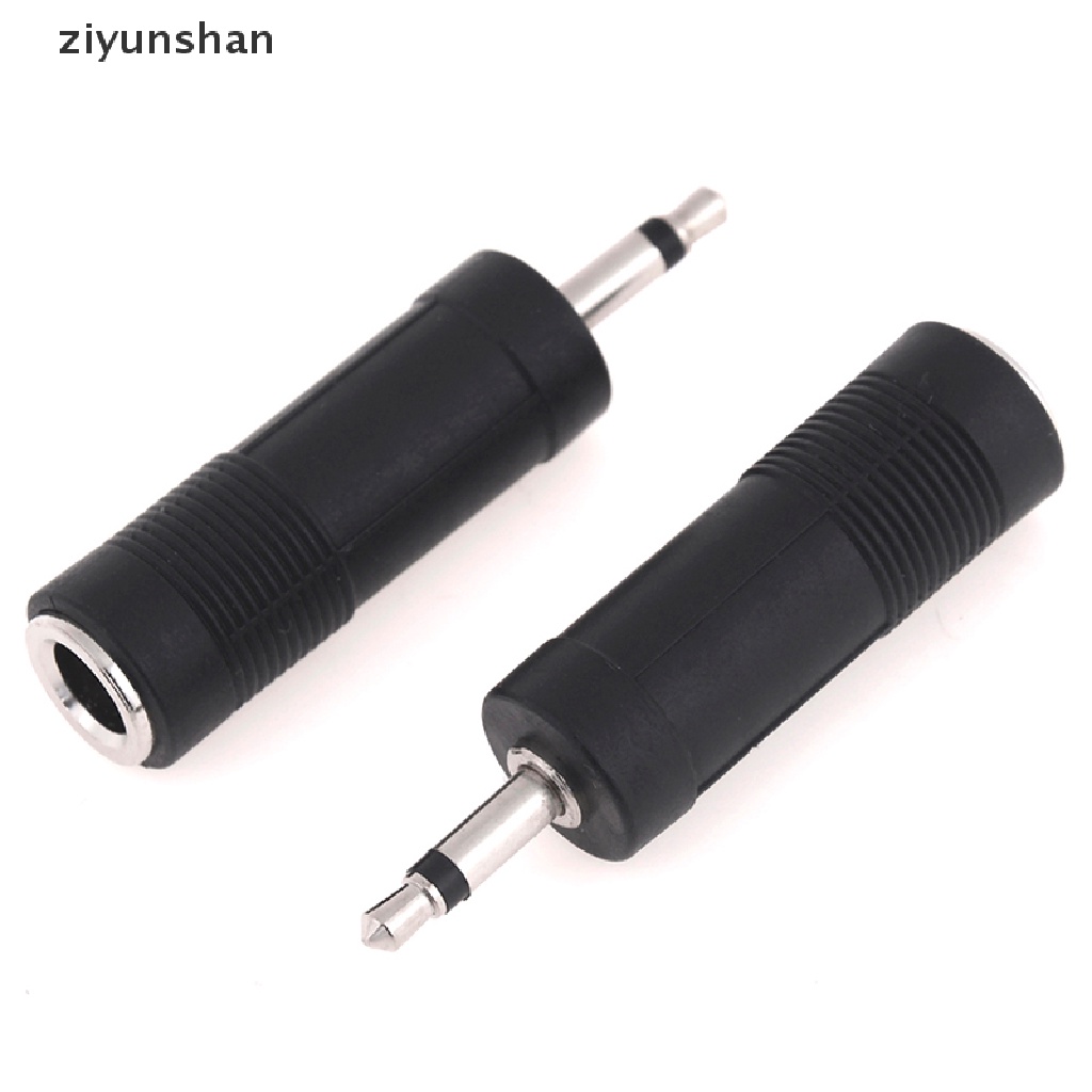 Set 2/5/10 giắc cắm chuyển đổi đầu cắm 1/8 3.5mm sang đầu cắm 1/4 6.35mm