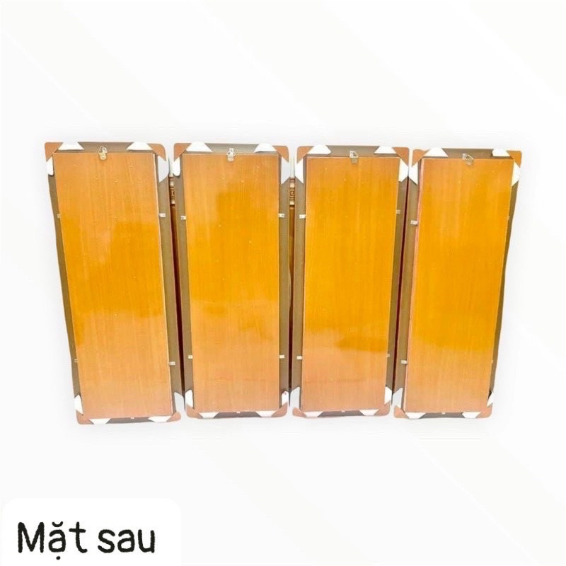 Tranh tứ quý ss cao 100 cm ngang 40 cm nặng 15 kg chất liệu bằng đồng tranh treo phong thủy tài Lộc
