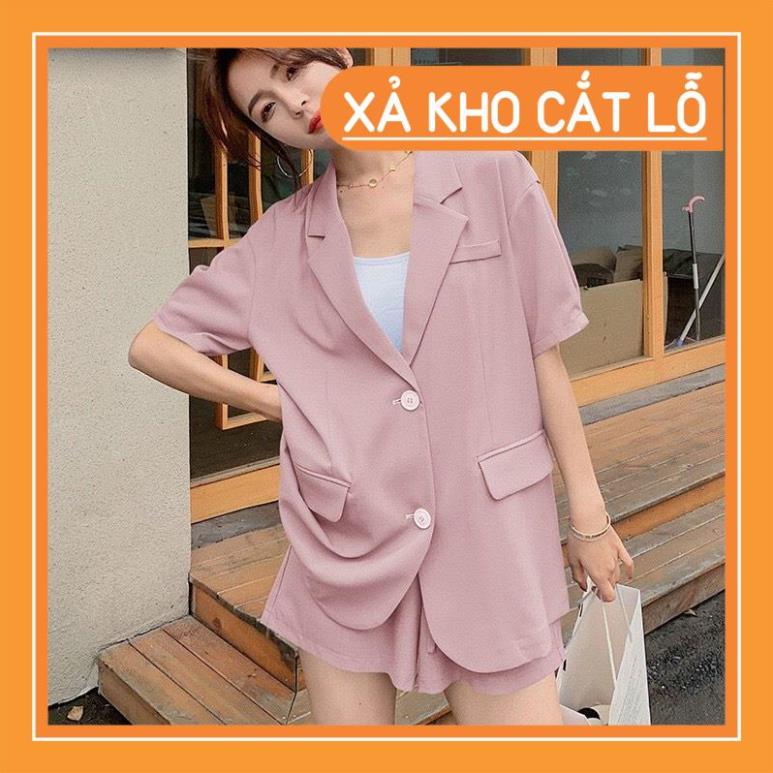 Sét Vest Đùi Xanh Ngọc chất dày dặn,hàng cao cấp - MVG STUDIO 372