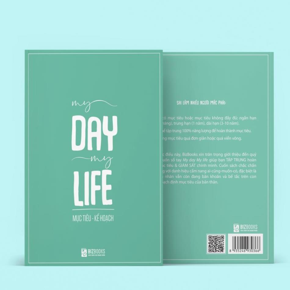 Sổ MỤC TIÊU - KẾ HOẠCH: My Day My Life - BIZBOOKS