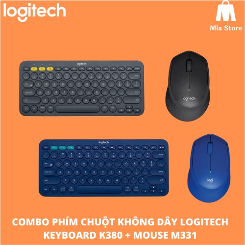 Combo Bàn phím chuột không dây Logitech K380 + Mouse Silent M331 - Mia Store
