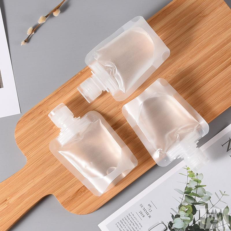 Pout Túi Rỗng Dạng Bóp Trong Suốt Đựng Mỹ Phẩm / Kem Dưỡng Da / Dầu Gội / Kem Mặt Nhỏ Gọn Cho Du Lịch YR
