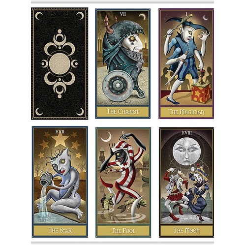 1 lá bài lẻ  của bộ Deviant Moon Tarot