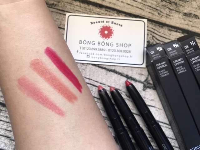 (Chuẩn Pháp) Son Kiko Creamy Lipstick dạng bút