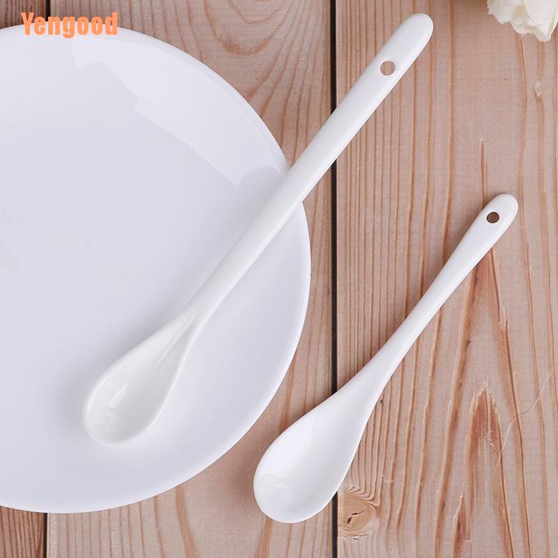 Muỗng Ăn Súp / Đường / Cà Phê Bằng Sứ Dài Và Ngắn